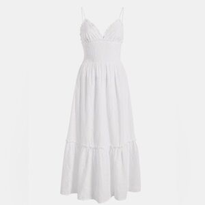 Hill House Home Women's The Eyelet Dottie Nap Dress In White Eyelet